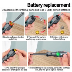 1PC Electrical Voltage Tester Pen Screwdriver AC Non-Contact Power Detector-