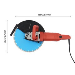 14″ Circular Electric Demo Saw Concrete Saw Cutter Wet Dry Masonry Cut Saw