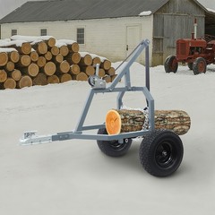 ATV Log Skidding Arch, 1600lbs Heavy-Duty Log Holder for Farm/Wood Transport