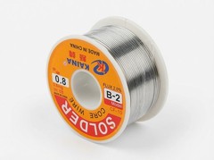 2PCS New 63/37 0.8mm Rosin Core Solder Wire Flux Tin Lead Soldering Welding Reel