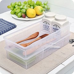 Desk Drawer Organizer Tray Set of 4 (2 Large + 2 Small) 10.24 Inch – Adjustable