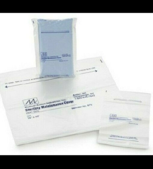 1 Case/250 Medegen 840 Sterility Maintenance Cover 24 X 30″ 2.25 mL Clear/Blue