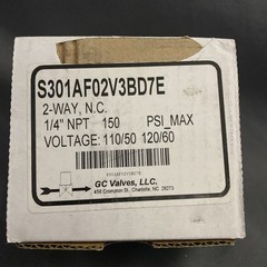 GC Valves S301af02v3bd7e. Brand New.