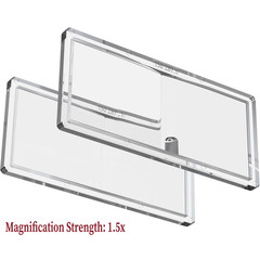 ARCCAPTAIN 2X Welding Cheater Lens Magnifying Len 1.5/2.5 Magnification 2″x4.25″