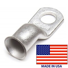 (10) Battery Cable 1/0 AWG Tinned Copper Lug Ring Terminal 3/8″ Stud Connector