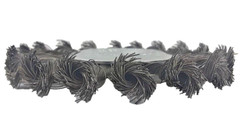 4-1/2”x5/8″Arbor Twist Knot-Type Wire Wheel Carbon Steel Brush for Angle Grinder