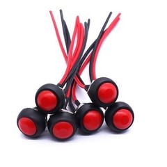 12mm Momentary Push Button Switch 1/2 Inch Mounting Hole On Off Mini Round