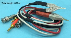 Four Wire (Kelvin) Test Clips Tweezers with BNC/banana plug for LCR Meters