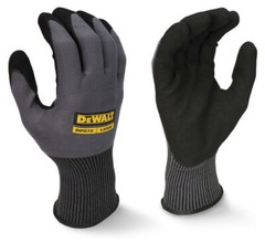 6 PAIR DeWalt Flexible Durable Nitrile Grip Palm Coated Lightweight Work Gloves