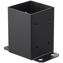 VEVOR 4 Pack 4×4 Post Base Brackets Heavy Duty Wood Post Fence Post Anchor
