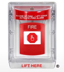 Safety Technology International STI-1100 Fire Alarms with Horn – Red