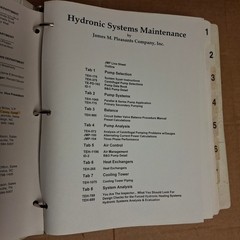 Bell & Gossett/ITT/Hydronic System Maintenance Training Manual/Loose Leaf Binder