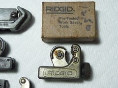 4 Vtg Tight Quarters Tubing Cutters Ridgid 104 The Imperial Brass Mfg Co