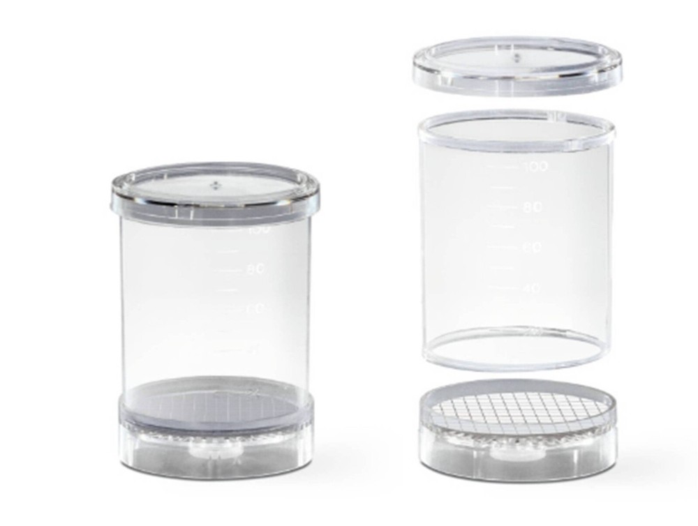 48/Pack OMICRON® MONITOR 100, 47mm, 0.45 µm CN Gridded(WHT/BLK) w/ pad, STERILE