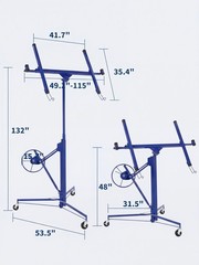 For Precise Positioning During Ceiling Wall Construction This 11FT Drywall Lift