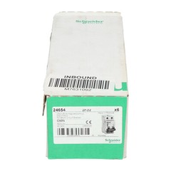 Schneider Electric 24654 Circuit Breaker C60N 2P 2A D New NFP Sealed (6pcs)