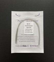 Dental Orthodontic Arcos Thermal Activated Niti Round Arch Wires Natural Form