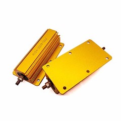 200W Golden Aluminium Load Resistor Wirewound 0.1 ohm to 10K ohm – High Quality