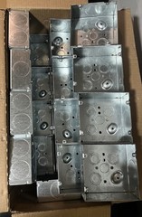 (25) Hubbell Raco 259 | 4-11/16” Box | 2-1/8” Deep | 1-1/4” KOs *NEW*