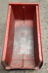 (Lot of 4) Akro Mils and LINBIN 30-230-3 Bin RED L: 10.875″ W: 5.5″ H: 5″ 30230