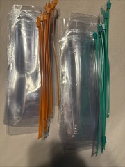 Clear 16 Pack of Enevlope Style Zip Lock Bags