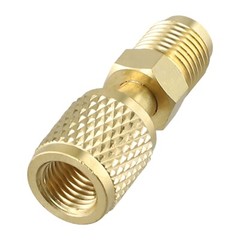 Easy to Install Brass Adapter for R32 R410a AC Systems Male 5/16 x F1/4 SAE