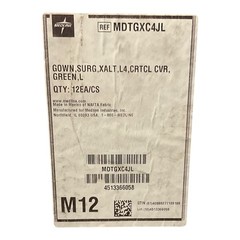 Medline MDTGXC4JL Xalt Level 4 Reusable Surgical Gown – Large – Case of 12