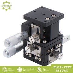 XYZ Axis Manual Precision Linear Stage 40x40mm Trimming Bearing Tuning Platform