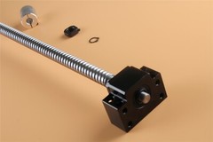 SFU1605 Ball Screw RM1605 OD16mm L250mm-1500mm +BK/BF12 End Supports+ Coupler
