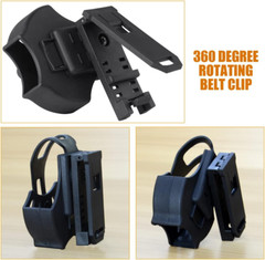 Handcuff Case ASP Duty Belt Clip MOLLE Compatible Double Holder Polymer Holster