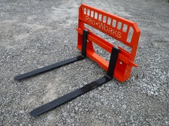 Pro Works 48″ 5500 lbs Pallet Fork Attachment Fits Kubota Skid Steer Loader