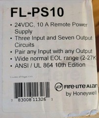 Honeywell HPF-PS10B (PSE-10) NAC PANEL/POWER SUPPLY (SEALED)