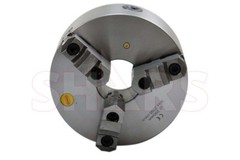 8″ 3 Jaw Self Centering Plain Back Lathe Chuck Reversible .0039″ TIR Cert R[