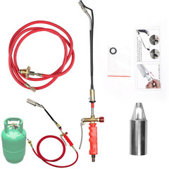 Portable Propane Torch Weed Burner Ice Snow Melter Outdoor Flame Thrower w/ Hose