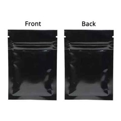 Hot Sale Reclosable Glossy Foil Mylar Bags Zip Seal Zipper Top Lock Bags HS01