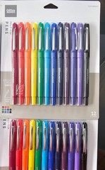 12 Pens Office Depot® Brand Felt-Tip Porous Pens Medium Point 1.0 mm Assorted