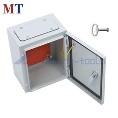 Carbon Steel Electrical Enclosure Box 10″ x 8″ x 6” IP65 Waterproof NEMA 4X