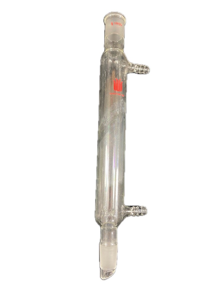 SYNTHWARE Glass 180mm 19/22 Taper Joint Distillation Liebig Condenser