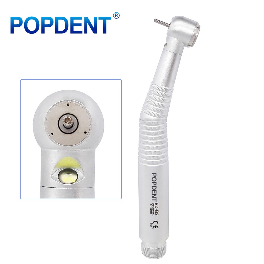 POPDENT Dental E-generator Fiber Optic LED High Speed Handpieces Push NSK Style