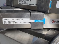 BICRON NaI(Tl) Scintillation 1.12X1.12M3/1.12L scratched surface & cable cut