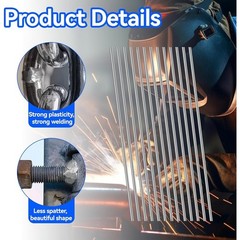 Aluminum Brazing Rods, 50PCS Low Melt Aluminum, Aluminum Repair Rods for 6129