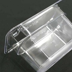 Hakka 6 Pack 1/9 Size Polycarbonate Food Pan 4″ Deep Clear Storage Prep Pans