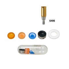 US Dental Locator Abutment& Male Cap Inserts Kit For Osstem Hiossen Mini/Regular