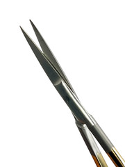 Surgery Iris Scissors 4.5″ Curved + Straight Sharp -10PK Tungsten Carbide Insert