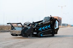 Heavy Duty Tree & Brush Mulcher for Mini Skid Steer TYPHON STOMP X1300/STOMP 509