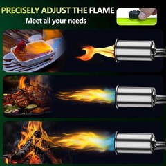 SEESE Powerful Propane Torch Gun,Kitchen Cooking With Black and Green