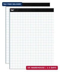 Mr. Pen- Graph Paper pads 8.5 x 11 Inches, 2 Pack, 55 Sheets/Pack | 2×2 (2 Squar