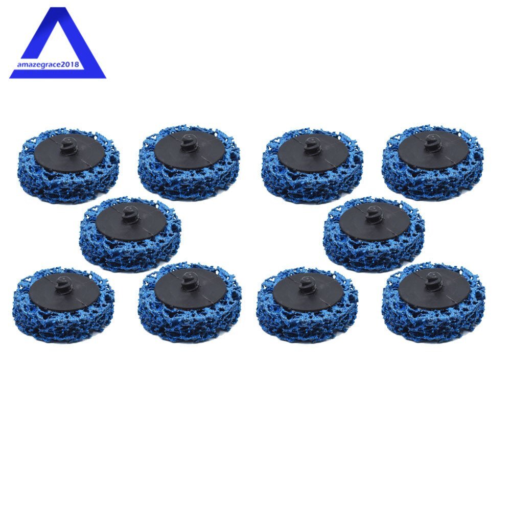 10 Pack 2″ Quick Change Easy Strip & Clean Discs For Paint Rust