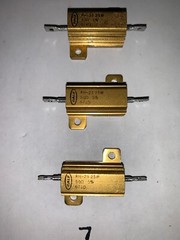 Dale RH-25 25 Watt 50 ohm 5% Power Resistors Brand New Pack Of (3)