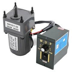 Variable Speed High Torque Gear Motor AC Electric Motor Controller 1:50 27 RPM